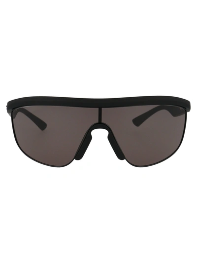 Shop Bottega Veneta Eyewear Sunglasses In 001 Black Black Grey