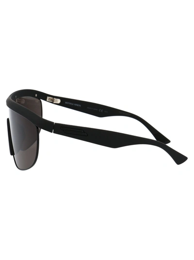 Shop Bottega Veneta Eyewear Sunglasses In 001 Black Black Grey