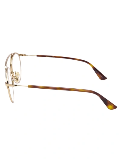 Shop Dior Eyewear Optical In 000 Rose Gold