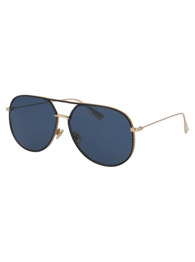 Shop Dior Eyewear Sunglasses In 2m2a9 Blk Gold B