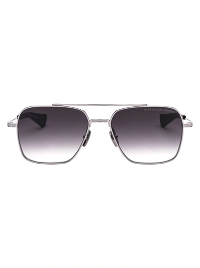 Shop Dita Sunglasses In Black Palladium W/ Dark Grey To Clear - Ar