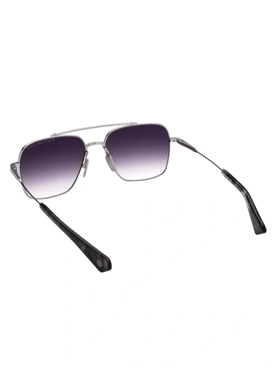 Shop Dita Sunglasses In Black Palladium W/ Dark Grey To Clear - Ar