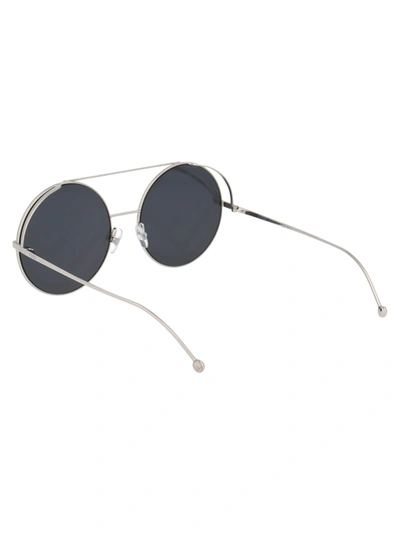 Shop Fendi Sunglasses In 010md Palladium