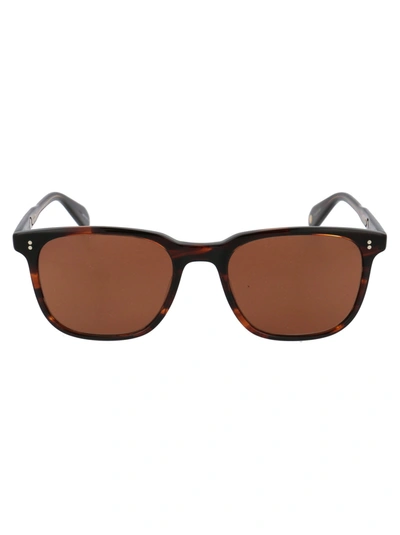 Garrett Leight Emperor Sunglasses In Mahogany Tort