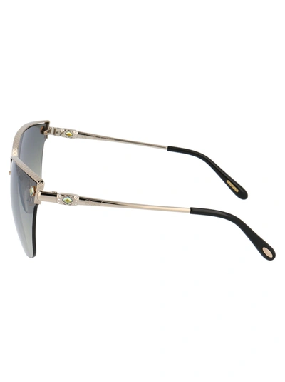 Shop Chopard Eyewear Sunglasses In 594g Shiny Light Gold