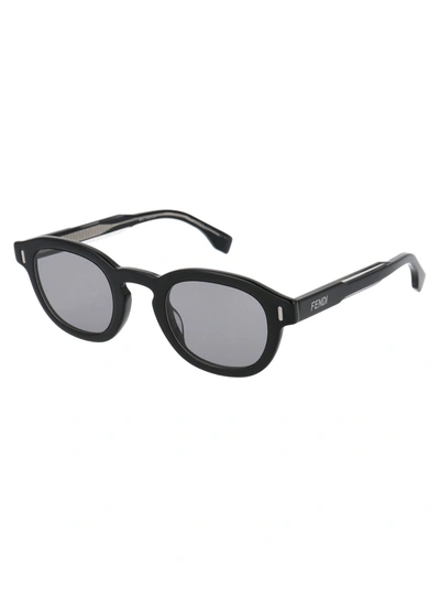 Shop Fendi Sunglasses In 08air Black Grey