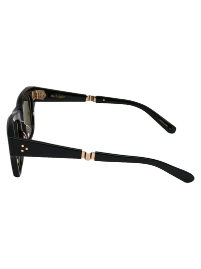 Shop Garrett Leight Sunglasses In Bk-12kwg/g15glssplr