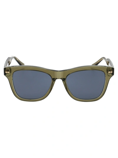 Shop Gucci Eyewear Sunglasses In 002 Green Green Blue