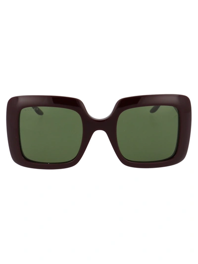Shop Gucci Sunglasses In 003 Red Red Green