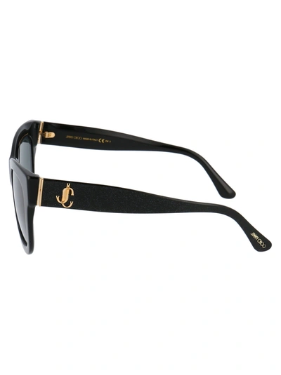 Shop Jimmy Choo Sunglasses In Dxfir Glt Blk