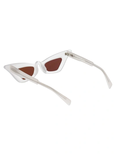 Shop Kuboraum Sunglasses In Pl White