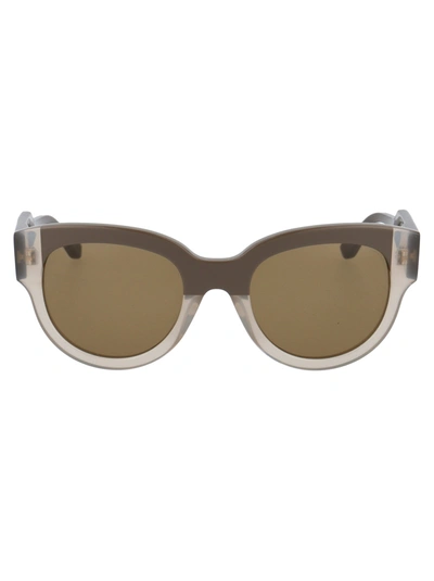 Shop Marni Eyewear Sunglasses In 273 Turtledove Light Turtledove