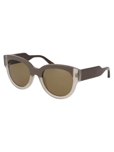 Shop Marni Eyewear Sunglasses In 273 Turtledove Light Turtledove