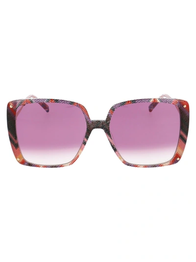 Shop Missoni Sunglasses In Obl3x Pttrn Pnk