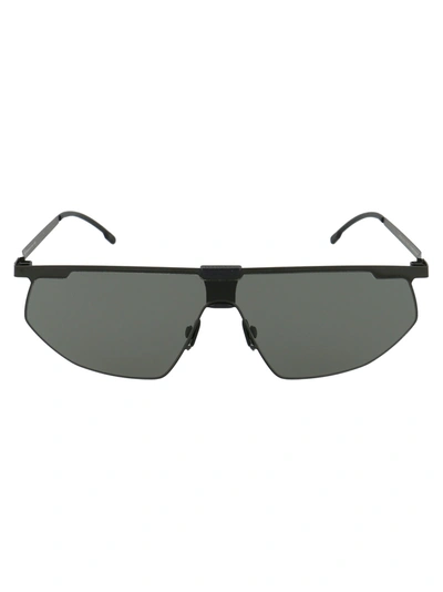 Shop Mykita Sunglasses In 243 Mh1 Black/pitch Black