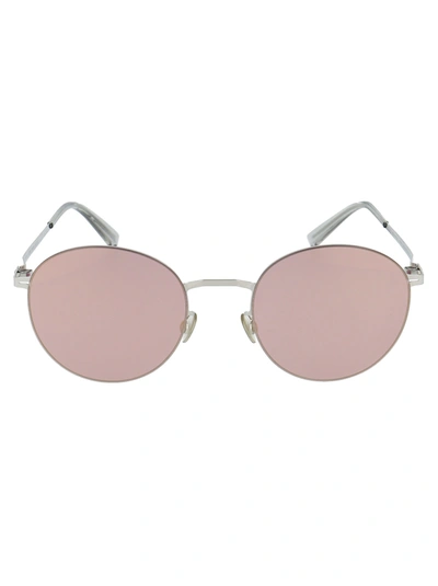 Shop Mykita Sunglasses In 051 Shiny Silver | Powder Flash