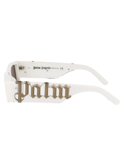 Shop Palm Angels Sunglasses In 0160 White Brown