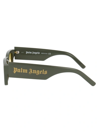 Shop Palm Angels Sunglasses In 5618 Military Yellow