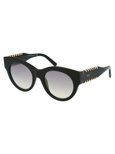 Shop Tod's Sunglasses In 01c Black