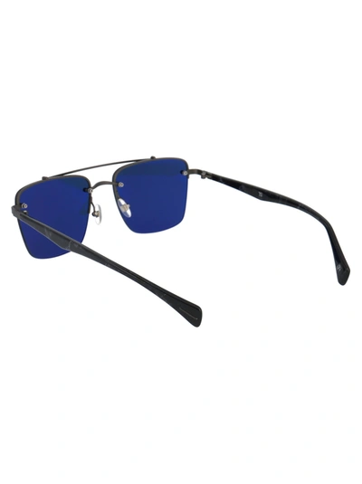 Shop Yohji Yamamoto Sunglasses In 901 Grey