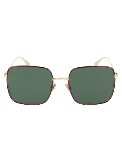 Shop Dior Eyewear Sunglasses In 06jo7 Gold Havn