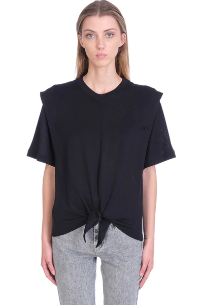 Shop Isabel Marant Zelikia T-shirt In Black Cotton