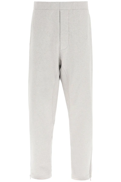 Shop Maison Margiela Cotton Sweatpants In Grey
