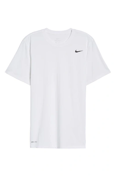 Shop Nike Legend 2.0 Dri-fit Training T-shirt In White/black
