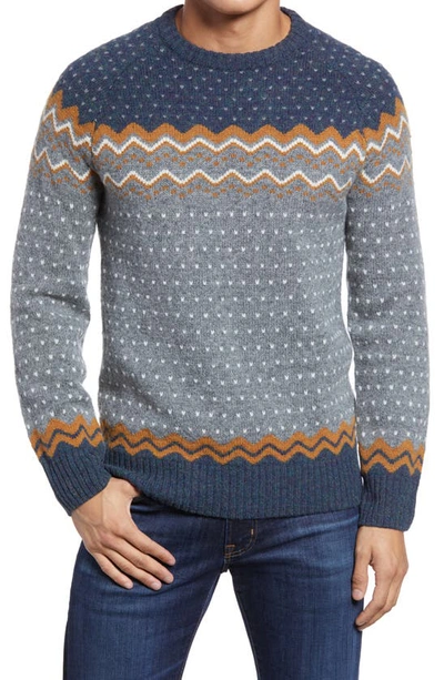 Shop Fjall Raven Ovik Wool Crewneck Sweater In Acorn