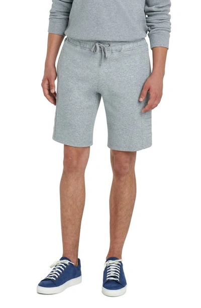 Shop Bugatchi Comfort Drawstring Shorts In Platinum