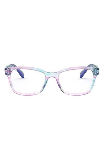 Shop Ray Ban 48mm Optical Glasses In Violet
