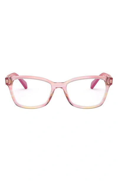 Shop Ray Ban 48mm Optical Glasses In Fuchsia