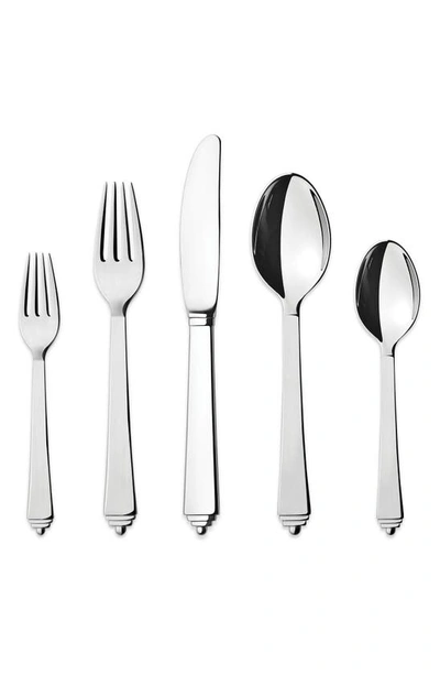 Shop Georg Jensen Pyra Five-piece Flatware Place Setting In Silver