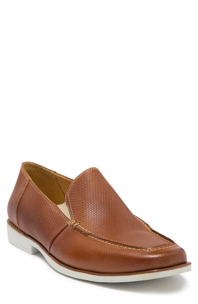 Shop Sandro Moscoloni Embossed Leather Loafer In Tan