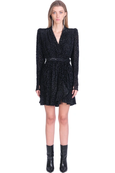 Shop Isabel Marant Melyo Dress In Black Cotton