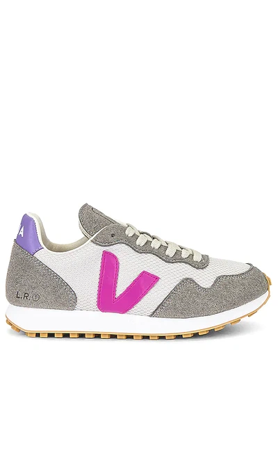Shop Veja Sdu Sneaker In Light Grey & Ultraviolet
