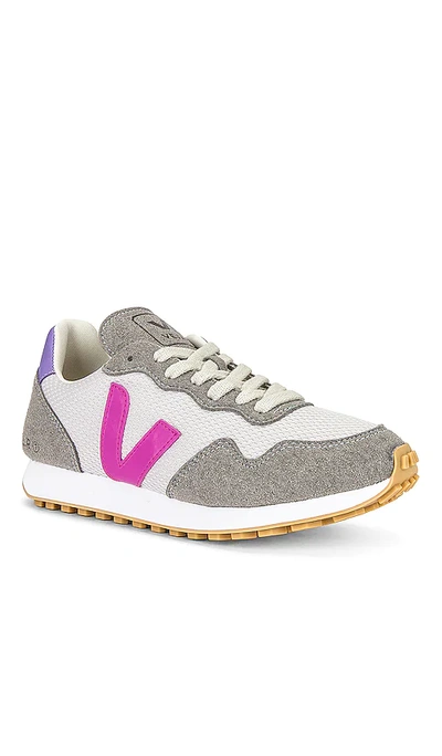 Shop Veja Sdu Sneaker In Light Grey & Ultraviolet