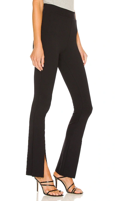 Commando Ceo Zip Hem Neoprene Pull-on Pants In Black