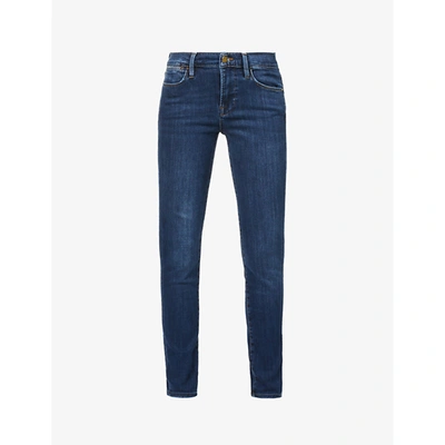 Shop Frame Women's Dublin Le High Skinny-leg High-rise Stretch-denim Jeans