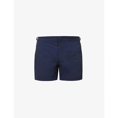Shop Orlebar Brown Setter Shell Swimming Shorts In Navy