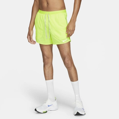 Shop Nike Flex Stride Men's 5" Brief Running Shorts In Volt