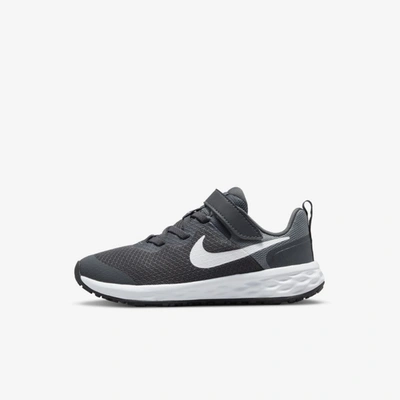 Shop Nike Revolution 6 Little Kids' Shoes In Iron Grey,smoke Grey,white