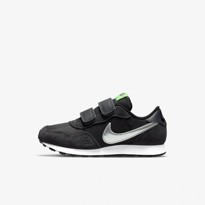 Nike Md Valiant Little Kids' Shoes In Black,dark Smoke Grey,green  Strike,chrome | ModeSens