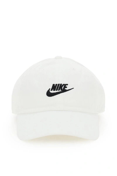 Shop Nike Heritage86 Futura Baseball Cap In White