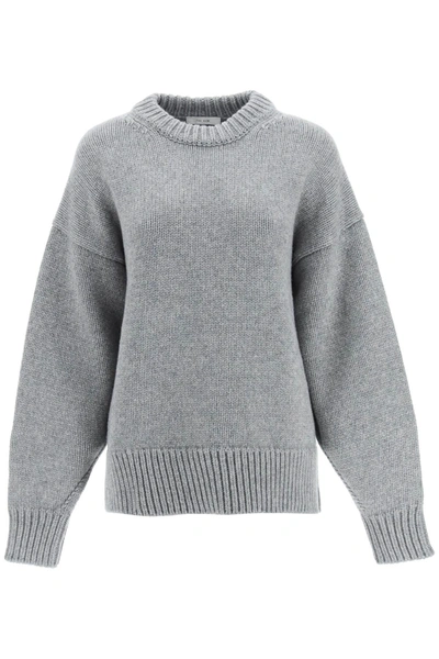 Shop The Row Ophelia Knitted Jumper In Grey