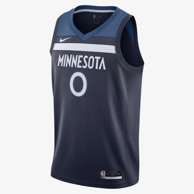 Shop Nike Timberwolves Icon Edition 2020  Men's Nba Swingman Jersey In Blue