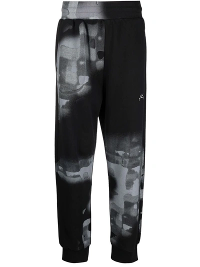 Shop A-cold-wall* Brush Stroke Jogging Pants In Black