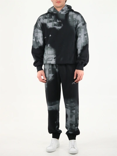 Shop A-cold-wall* Brush Stroke Jogging Pants In Black