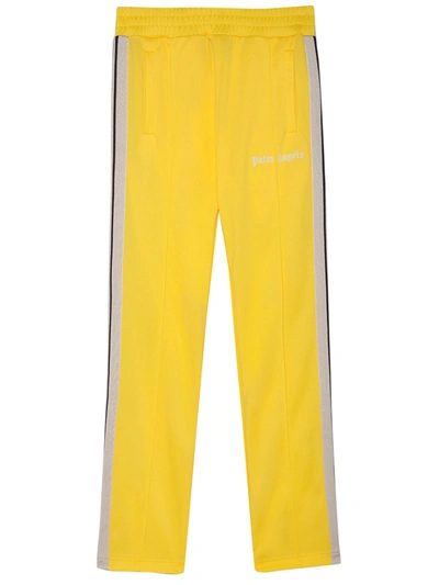 Shop Palm Angels Track Pants Yellow