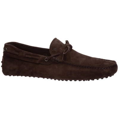 Tod's Gommino Suede Driving Loafers In Brown